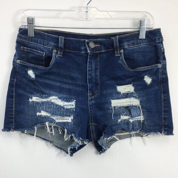 Blank NYX The Essex Jean Short Cut Offs Medium Wash Size 7 (29) EXCELLENT - Picture 1 of 5